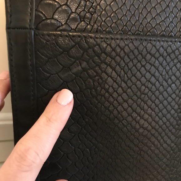 Longchamp Gatsby croc embossed clutch - Picture 4 of 8